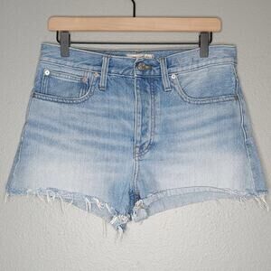 Madewell Denim Button Fly Cutoff Short